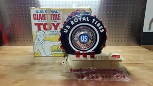 1964 U.S. Royal Giant Tire Mechanical Souvenir Toy Of The N.Y. Worlds Fair 