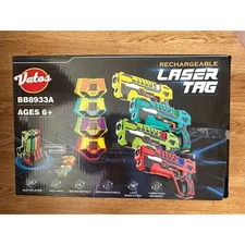 Vatos Rechargeable Laser Tag Set Model BB8933A Complete  Multiplayer Set 