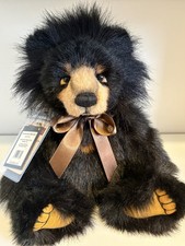 Charlie Bears Cute Anniversary Malcolm Retired & Tagged Isabelle Lee Bear 15”