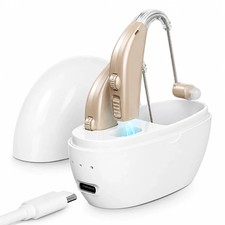 Hearing Aids Hearing Amplifiers for Seniors Rechargeable with Noise Cancelling.