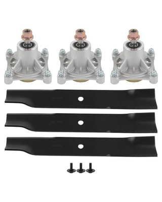 #ad Deck Rebuild Blade Spindle FOR HUSTLER RAPTOR 52quot; 604214 603995 603988 791988 $89.25