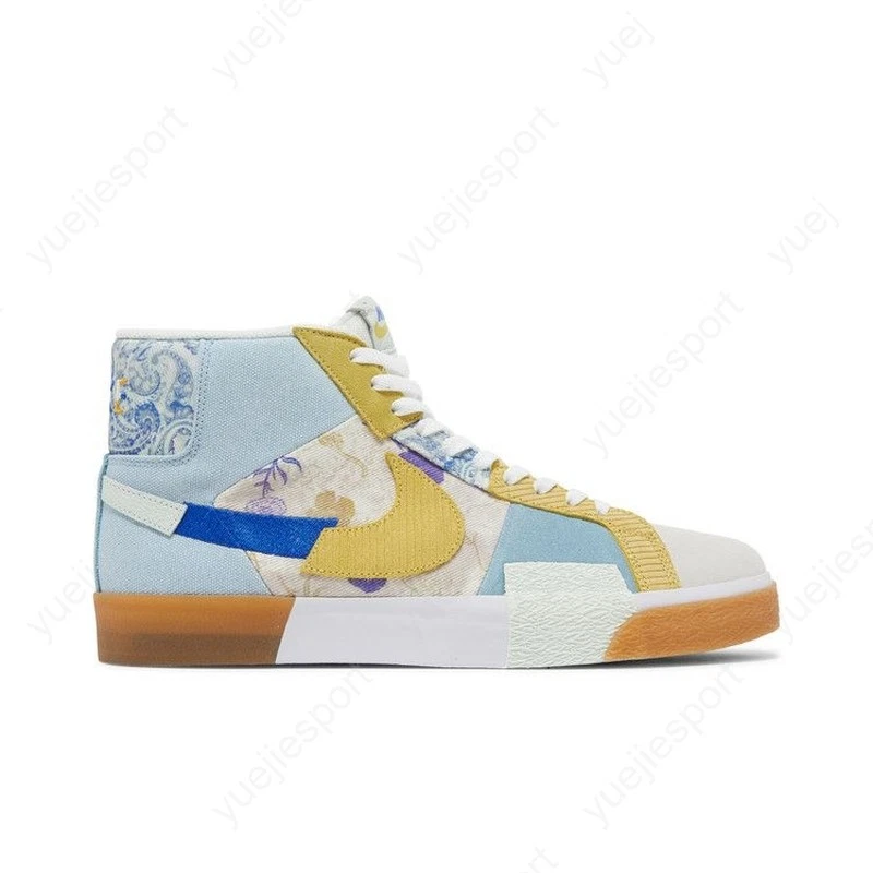 Nike Zoom Blazer Premium SB Mid Paisley Pack - Boarder Blue  display picture 1