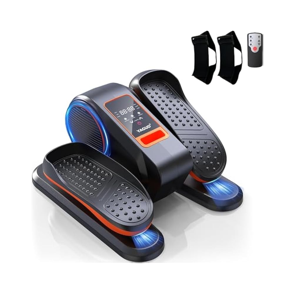 Compact Seated Elliptical for Seniors, 13 Speeds, Remote