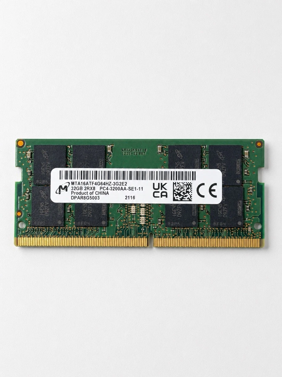 メモリー 32GB DDR4-3200 SO-DIMM SO-DIMM 32 GB DDR4 SDRAM Memory (RAM) for sale | eBay