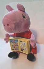 Peluche de aprendizaje VTech Read With Me Peppa Pig, sin libros