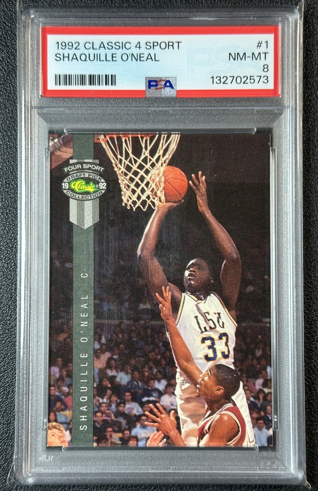 SHAQUILLE O'NEAL 1992 CLASSIC FOUR 4 SPORT #1 ROOKIE MAGIC RC 573