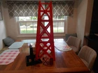 GI Joe Adventure Team Training Center Tower With Rope Ladder Barrel & Rifle Rack