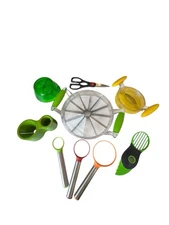 Fruit & Veggie Prep Set Kitchen Tools Slicers Corers Peeler Shears Multi-Piece
