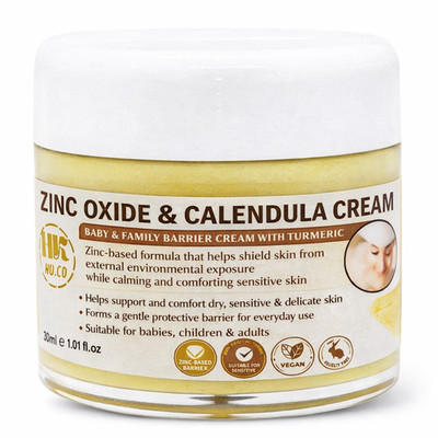 Handgemachte Zinkoxid & Ringelblume Creme sanfter Barriere Balsam empfindliche Haut 60ml