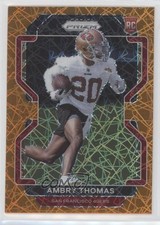 2021 Panini Prizm Rookie Lazer Prizm Ambry Thomas #439 uk2