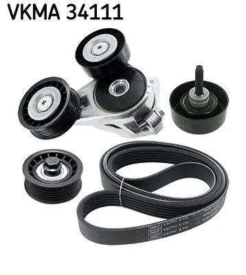 SKF Keilrippenriemensatz VKMA 34111 für Ford Opel LANCIA Fiat VW Peugeot Mercedes Suzuki TOYOTA - Bild 2