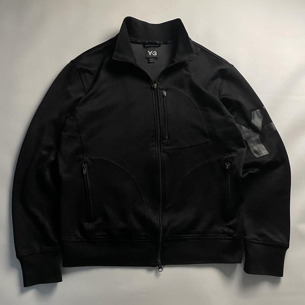 Men Adidas Y-3 Sweater Black Cotton M