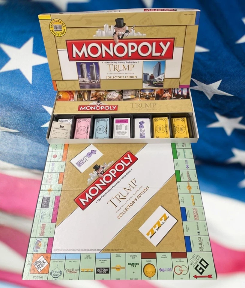 Donald Trump 2009 Monopoly Collectors Edition Board Game Real Estate READ DESC - Image 3 of 4