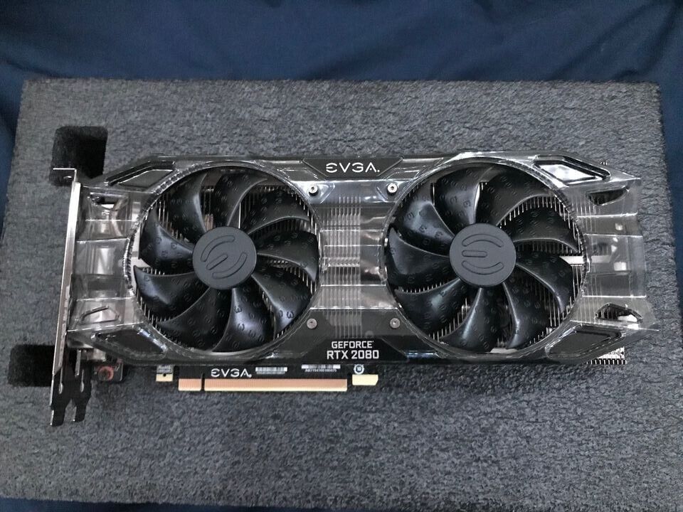 EVGA NVIDIA GeForce 2080 Black Gaming Graphics Card (08GP42081KR) 843368059279 |