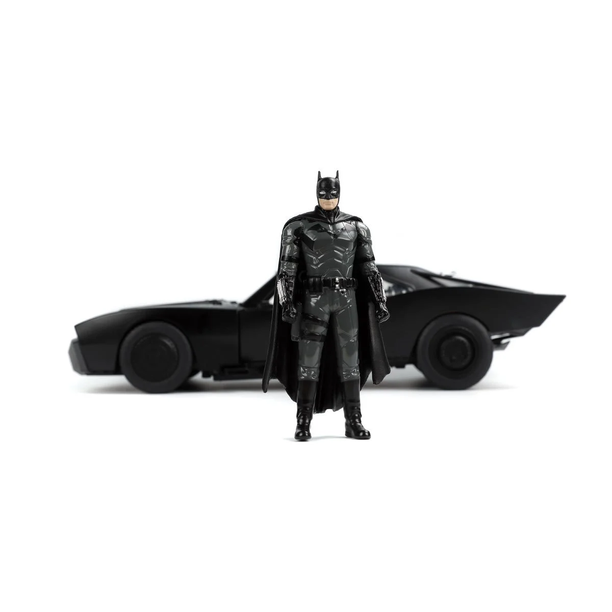 The Batman 2022 1:18 Batmobile w/ Lights & Figure 32504 Jada