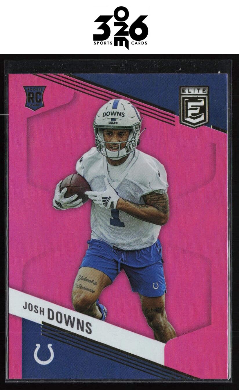 Josh Downs 2023 Donruss Elite Pink #159 Indianapolis Colts