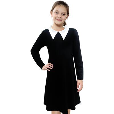 Kids Girls Swing Dress Long Sleeves Flared Gothic School Girl Uniform Dresses | eBay Kids Girls Swing Dress Long Sleeves Flared Gothic School Girl Uniform Dresses | eBay