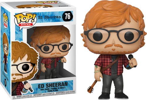 Funko Pop Vinyl Ed Sheeran # 76 ROCK (in Funko Perspex Box) Sealed Very RARE