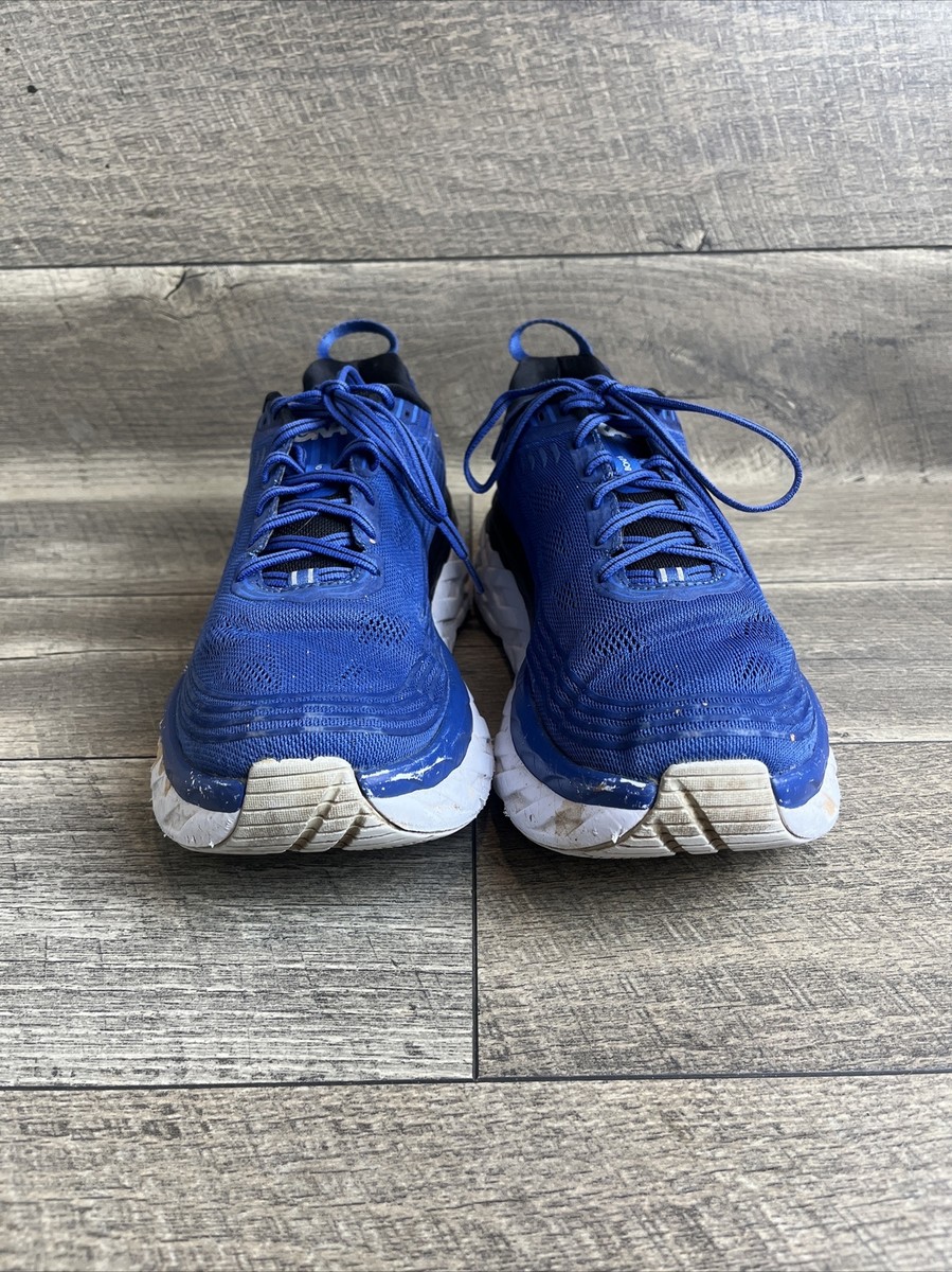 HOKA ONE ONE BONDI 6 Mens size 11 Blue Running Shoes Sneakers