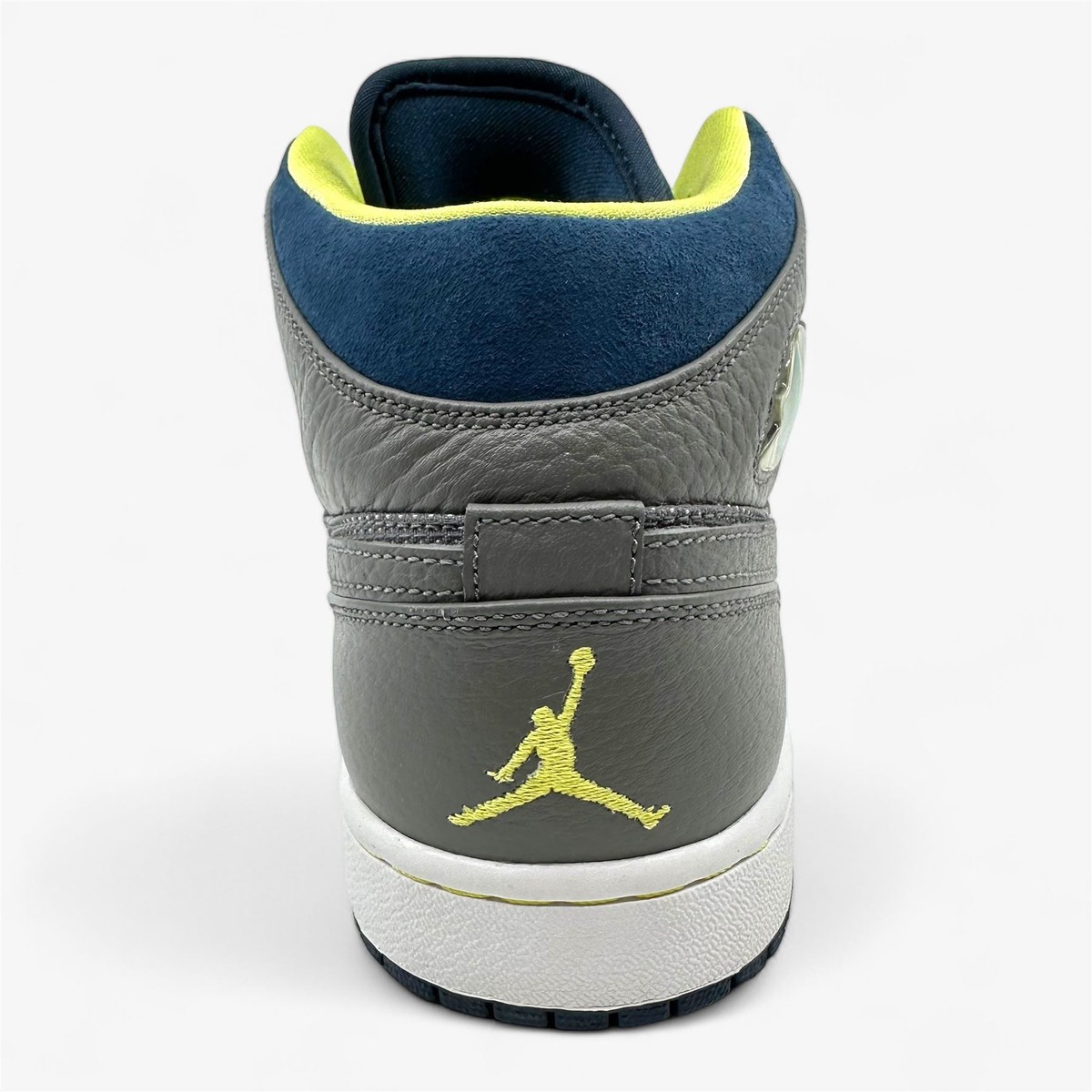 NIKE AIR JORDAN1 RETRO 97 TXT 中古/箱無し NIKE AIR JORDAN 1 RETRO 97 TXT SQUADRON BLUE-ELECTRIC YELLOW