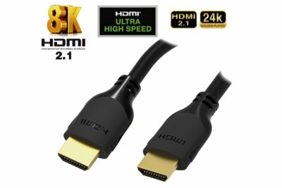6Ft Ultra High Speed HDMI 2.1 UHD 3D Cable w/Ethernet 4K 8K 10K ARC HDR Shielded