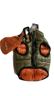 *** Fabdog Unisex Pet Dog Coat Puffer Jacket Vest Size 18"