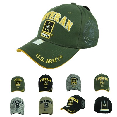Download USA Army Baseball Cap US Army Veteran Retired CAMO Hat ...