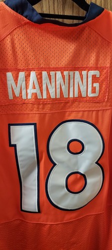NFL Denver Broncos Peyton Manning #18 Auth Nike on Field Jersey XXL SuperBowl 53 - Picture 3 of 9