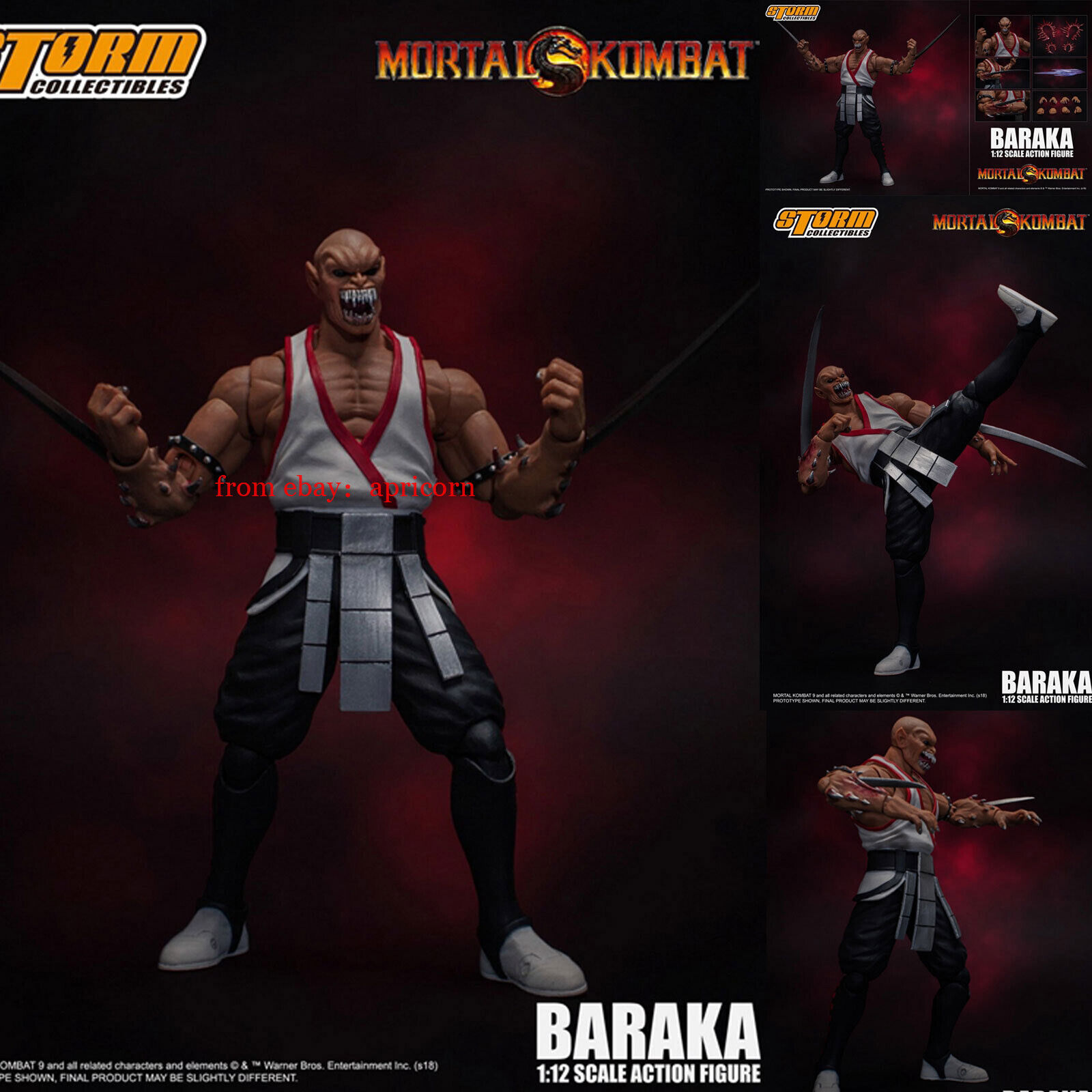 Mortal Kombat VS Series Baraka 1/12 Scale Figure