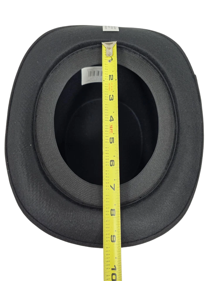 Sombrero de Fieltro Negro Victoriano Steampunk Sombrerero Loco Slash Rock Disfraz con disfraces Foto 3 de 4