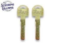 Fits Audi VW Porsche HU66 Car Key Blanks Uncut HU66-P New (2 Pack)