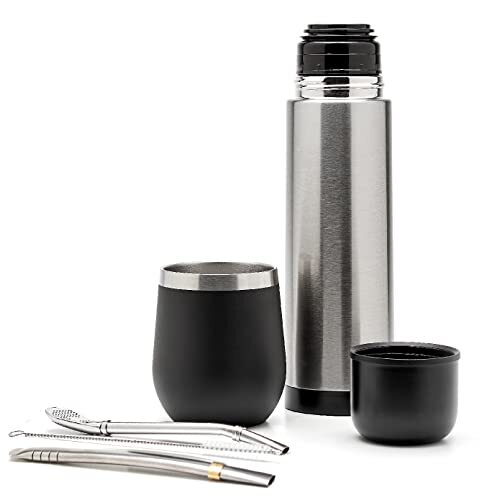 BALIBETOV Complete Yerba Mate Set - Modern Mate Gourd,  Asso