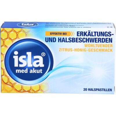ISLA MED akut Zitrus-Honig Pastillen 20 St PZN14443735