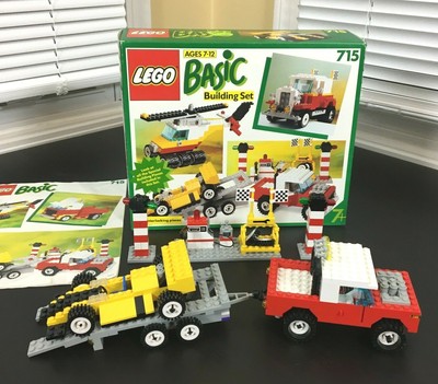 Lego Vintage 715 Basic Building Set w/Instructions and Box (Incomplete ) 1992