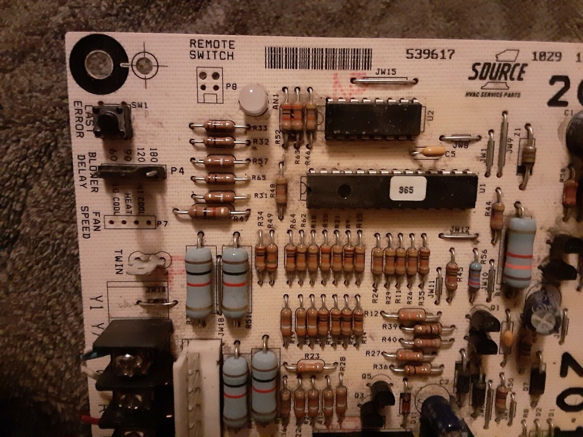 York Coleman Luxaire 1162-83-201A 1162-201 Furnace Control