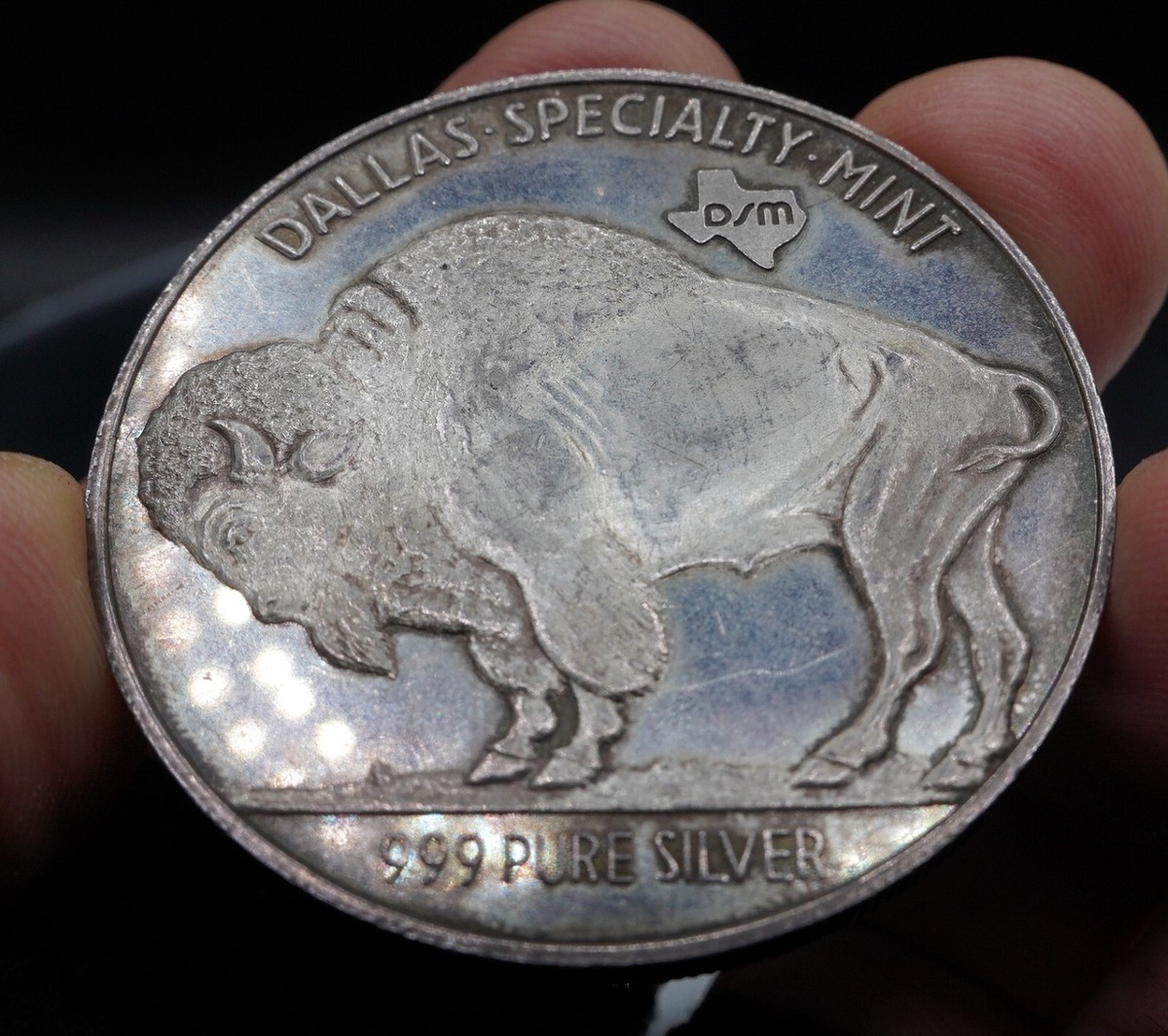 Dallas Specialty Mint Texas Indian Lone Star Buffalo 2oz 999