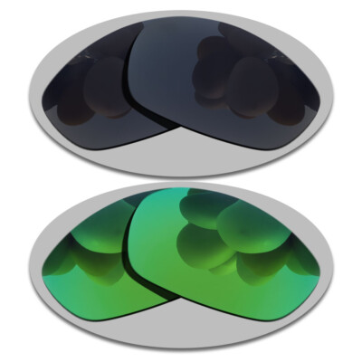 Grey Black&Green Polarized Lenses Replacement For-Oakley Splice