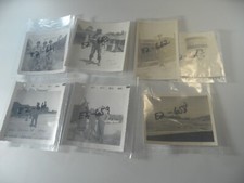 E9-2 Vintage estate photo lot of 7 photos 1950's US military base ship