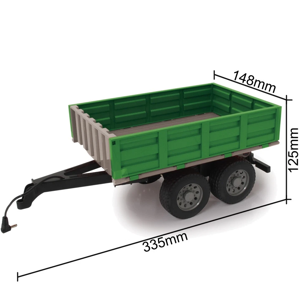 FENDT Traktor Ferngesteuert Modell RC 1:16 Spielzeug Anhänger Schwader Kipper - Bild 4 von 4