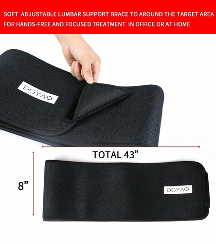 DGYAO Red Light Therapy Infrared Flexible Wrap Heat Pad Back Massage Pain Relief - Picture 5 of 12