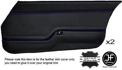 Red stitch fits MAZDA RX7 FD3S 1992-2002 2x arrière ceinture en cuir couvre uniquement