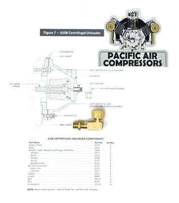 #ad #ad SAYLOR BEALL 6155 6156 6157 UNLOADER VALVE 5 16quot; TUBING 703 705 707 $25.69
