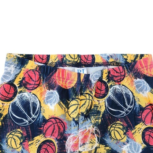 Boys 100% Cotton Basketball Pajamas, Long Sleeve Top & Pants, Snug-Fit / 14 - Picture 8 of 9
