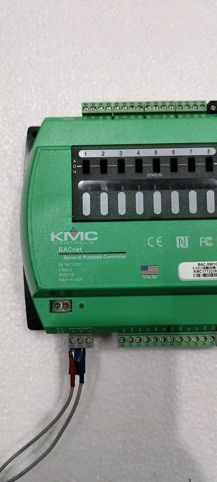 KMC BAC-5901C CONTROLLER – GENERAL PURPOSE CONTROLLER 24VAC/DC FREE FAST SHIP - Image 2 of 4