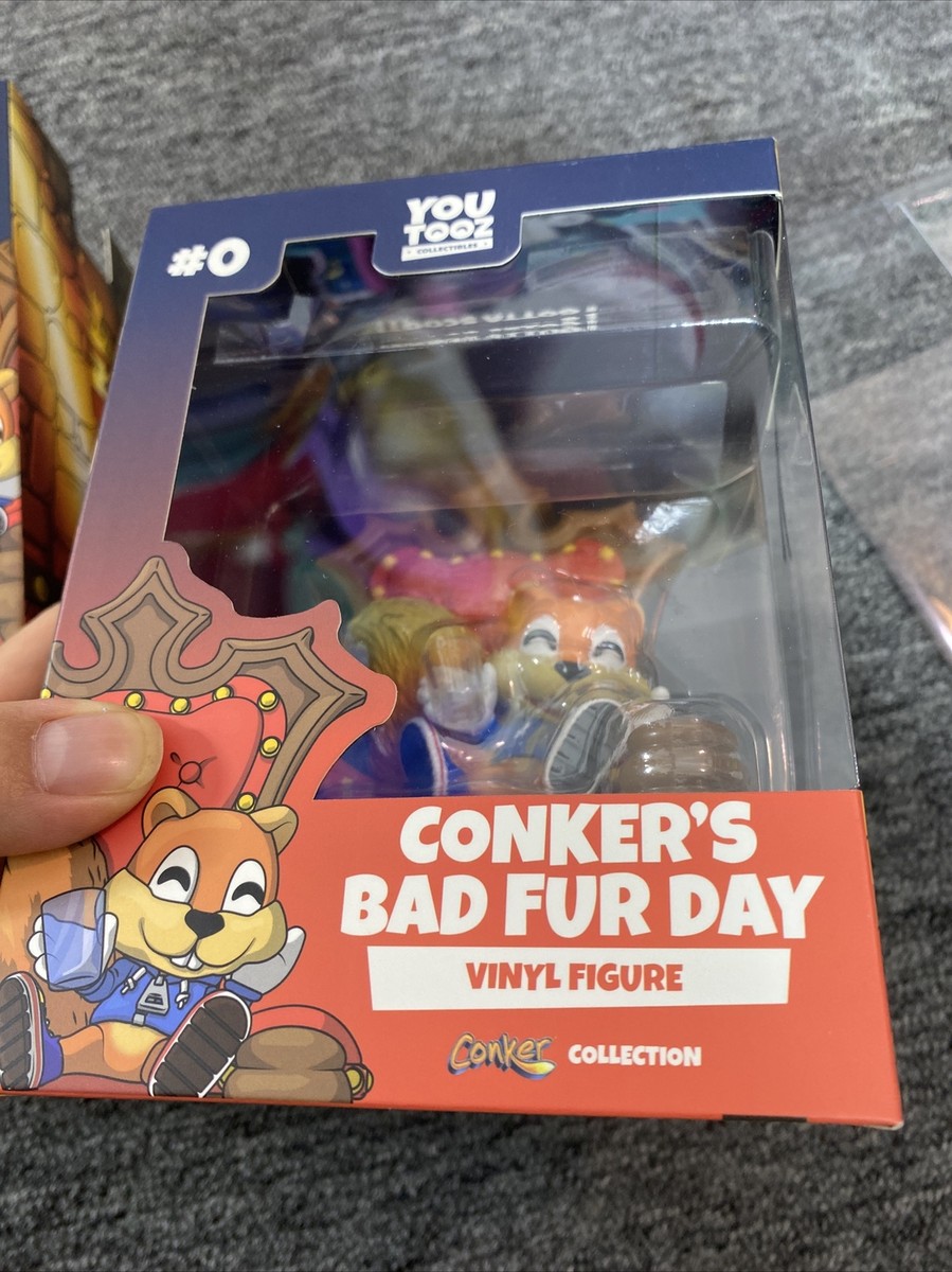 ◆希少◆Conker's Bad Fur Day◆コンカー◆TOTAKU◆新品◆ Conker's Bad Fur Day #0 乙烯基人偶Youtooz Conker N64 Xbox