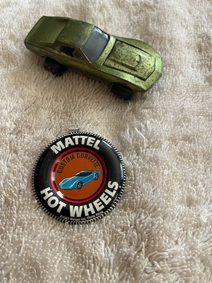 1968 Vintage Hot Wheels Redline Custom Corvette with Button | eBay