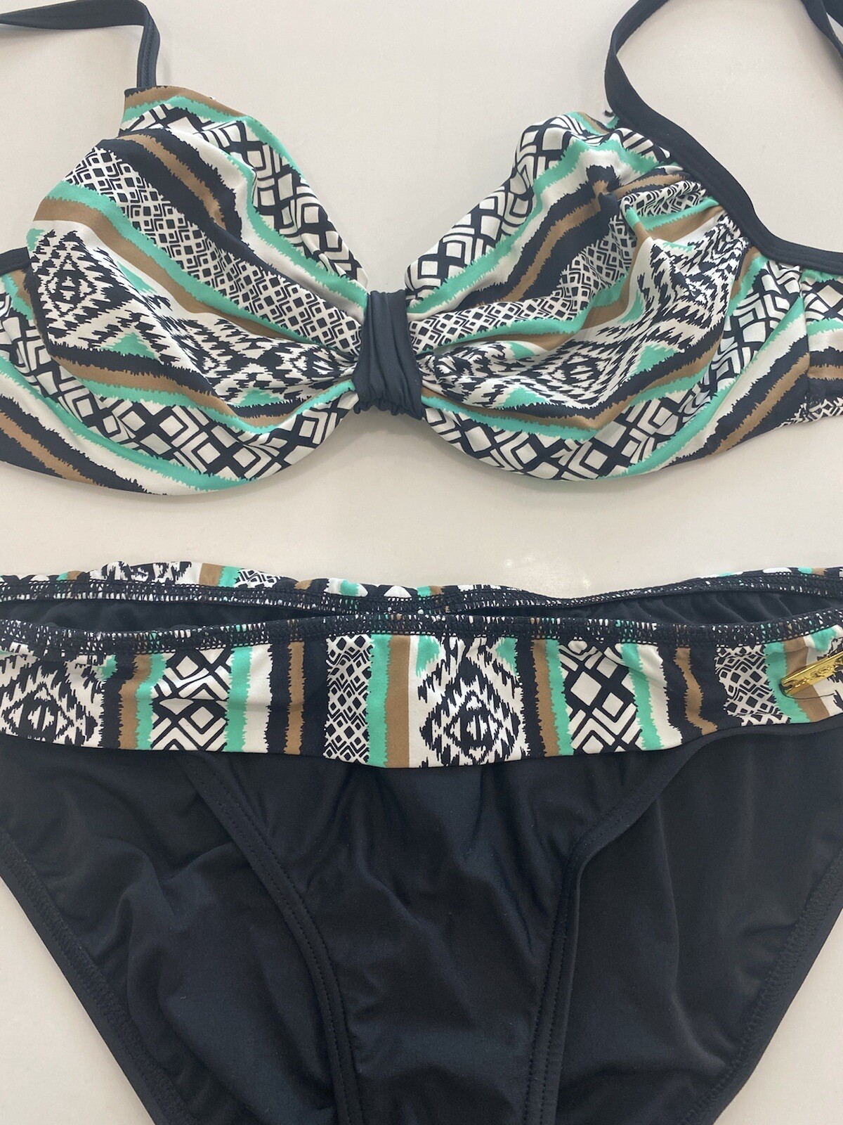 Lascana For Venus Bikini Top C & Bottoms 8 Swimsuit G… Gem