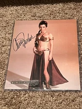 Carrie Fisher ROTJ Signed 8x10 Celebration II