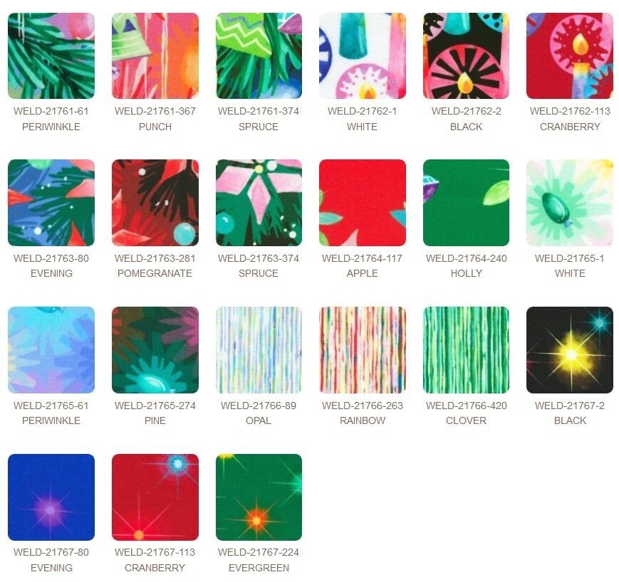 Wishwell By Robert Kaufman – Afterglow – Candles - Cranberry, Fabric BTY