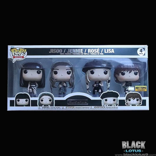 BLEMISHED Funko Pop! Blackpink Jisoo Jennie Rose Lisa Hot Topic 4 Pack K-Pop Pop